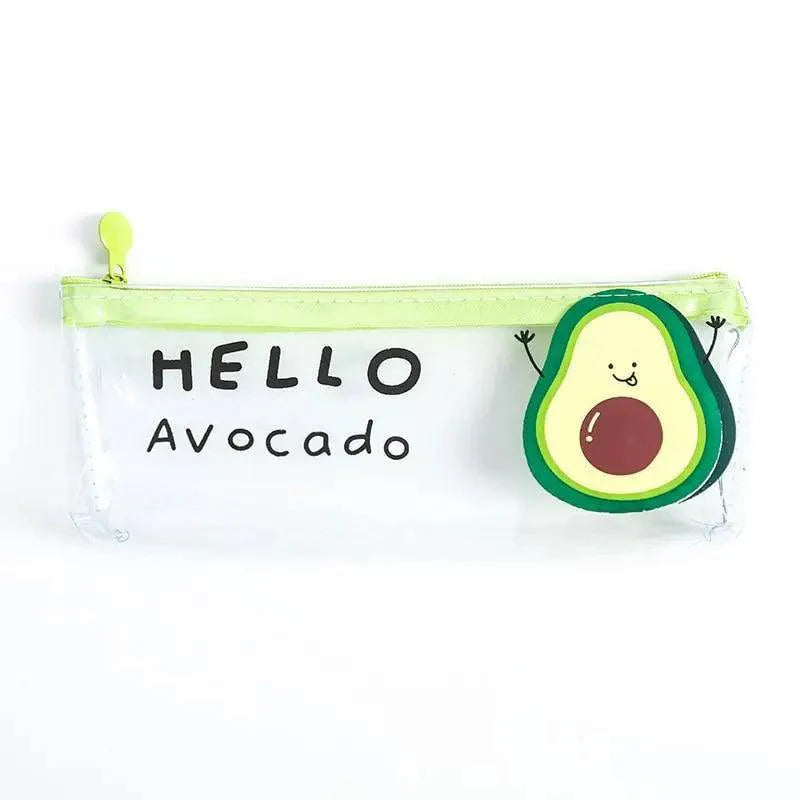 Estuche de Lápices con Diseño de Aguacate de Tema de Frutas Lindas