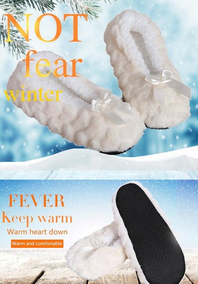 Zapatillas de interior de felpa acogedoras para mujeres