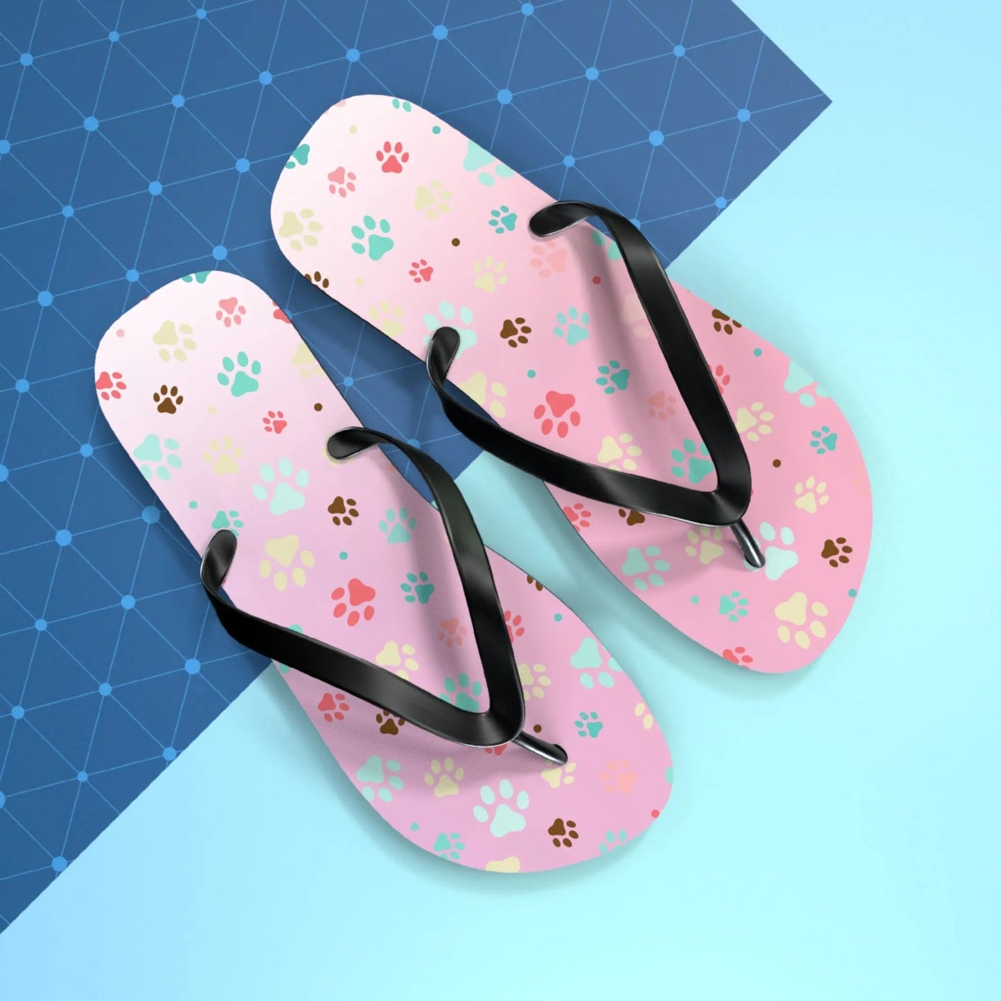 Chanclas con Huellas de Patas Lindas para Amantes de los Animales