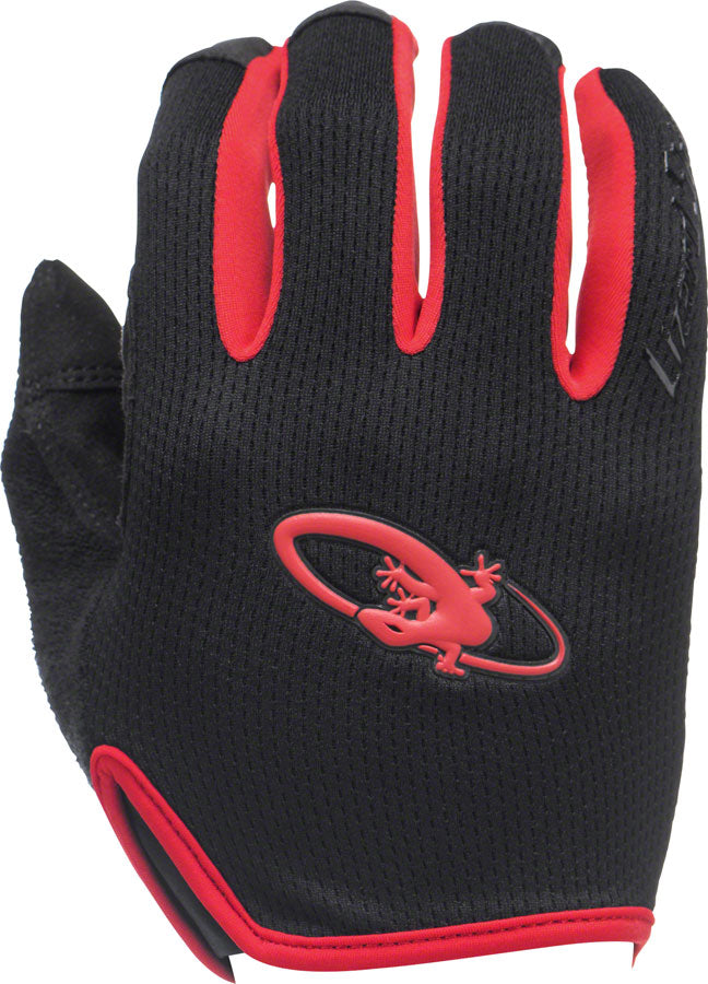 Gants Lizard Skins Monitor AM - Noir/Crimson Plein Doigt Moyen