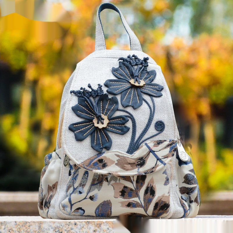 Ethnic Style Retro Canvas Travel Backpack