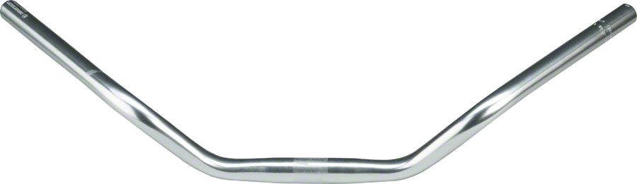 Bar de croiseur urbain MSW 25,4 - Largeur 600 mm, Hauteur 70 mm, Argent