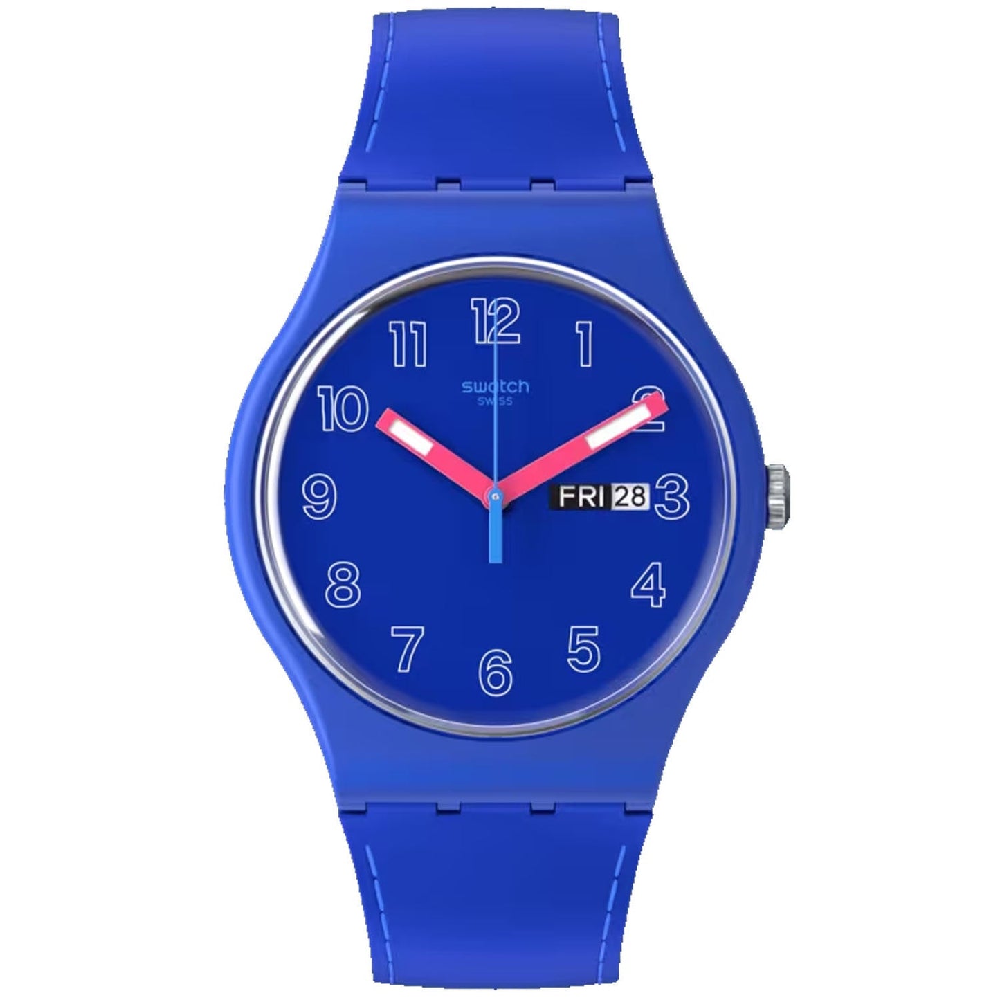 Swatch Men's Originals The January Collection Cobalt Disco Watch