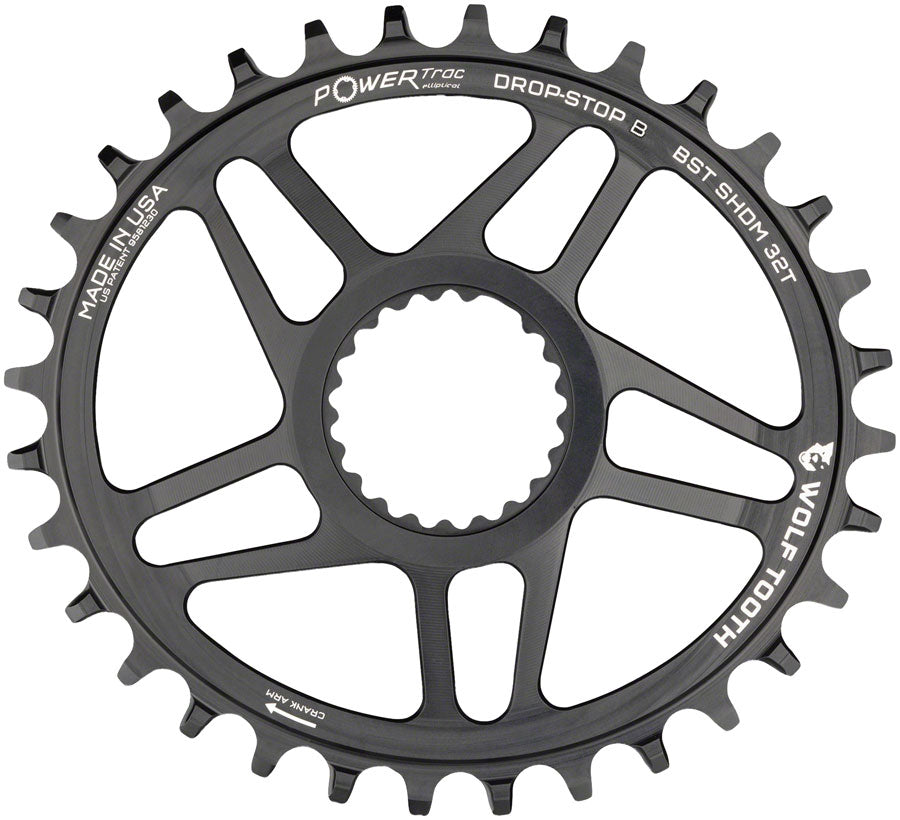 Wolf Tooth Elliptical Direct Mount Chainring - 32t for Shimano Cranksets