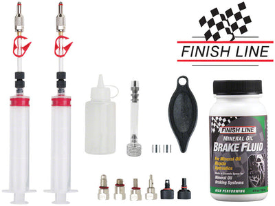 Jagwire Pro Mineral Oil Bleed Kit with Adapters for Various Brands