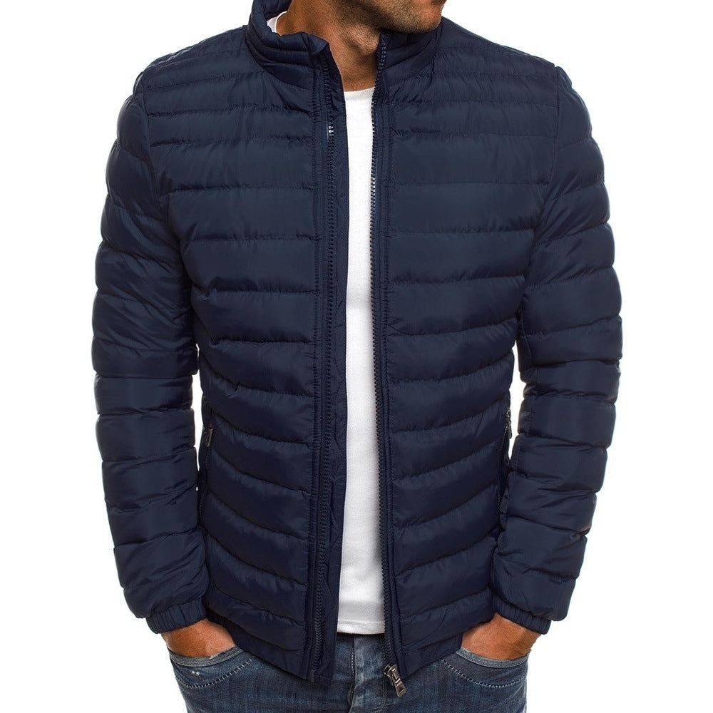 Veste en duvet en coton pour hommes pour l'automne et l'hiver