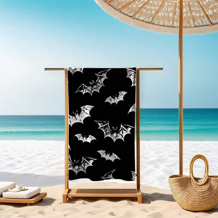 Toalla de Playa de Microfibra de Secado Rápido con Impresión Creativa