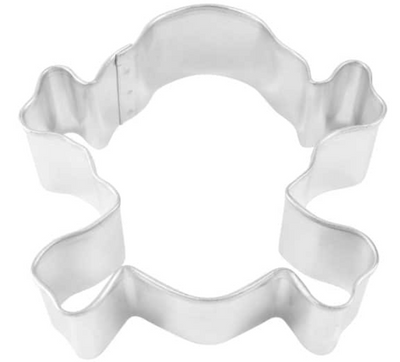 Skull & Crossbones Cookie Cutter - 3.5" Tin