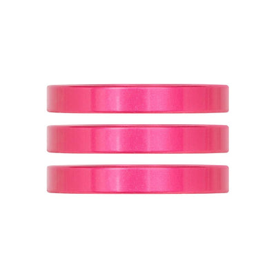 Industry Nine iRiX Headset Spacer - 5mm Aluminum in Pink (3pcs)