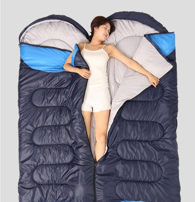 Portable Anti Kick Quilt Outdoor Sleeping Bag