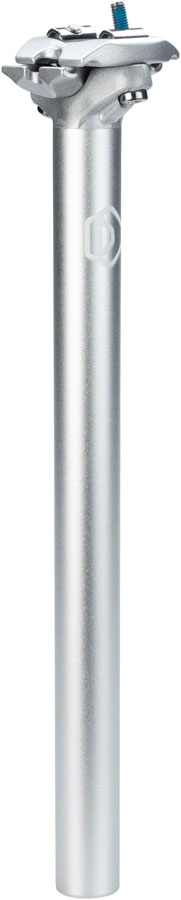 Tige de selle MSW à deux boulons 27.2 x 350 Argent mat