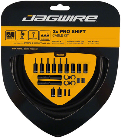 Jagwire Pro Shift Kit - Stealth Black for SRAM/Shimano