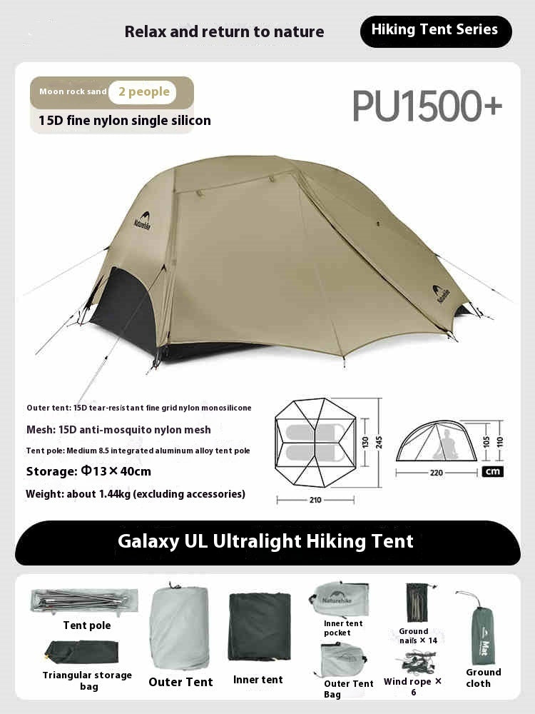 Ultralight Double Camping Tent for Outdoor Adventures