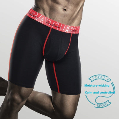 Men's Long Leg Cotton Boxers - Comfortable & Stylish