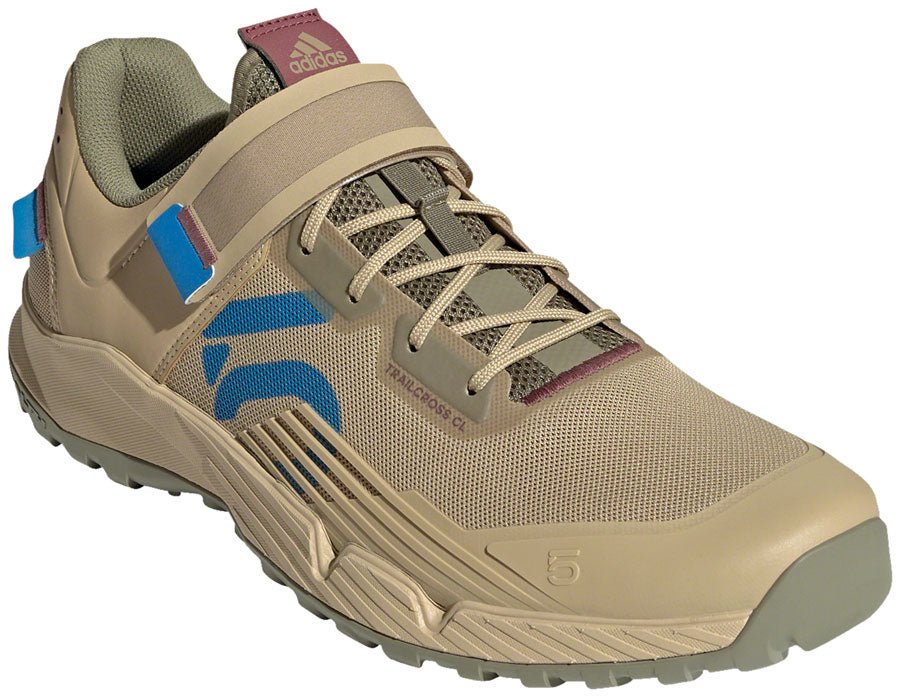Zapatos de montaña Five Ten Trailcross Clipless - Hombre Beige/Azul/Verde