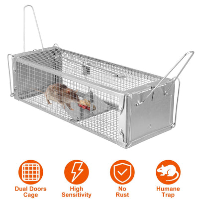 GBruno Dual Door Humane Rat Trap