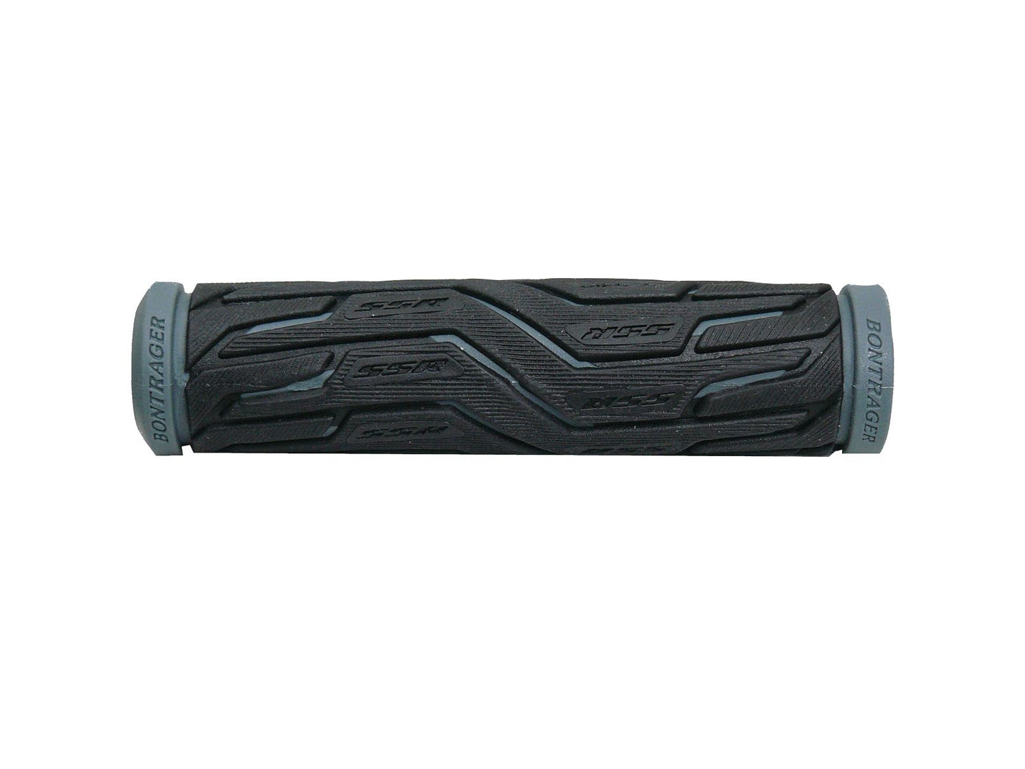 Empuñaduras de manillar Bontrager SSR de extremo cerrado - 130 mm Negro/Gris