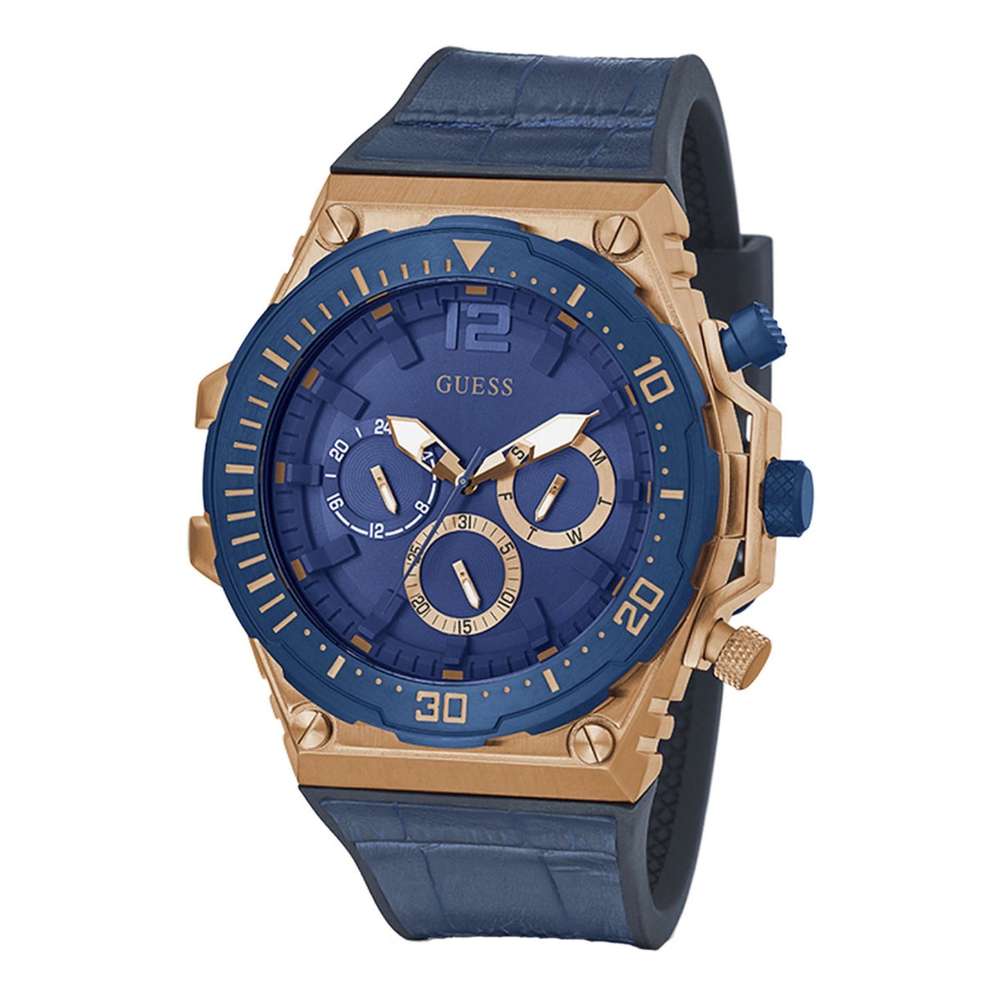 Reloj Clásico para Hombre Guess con Esfera Azul