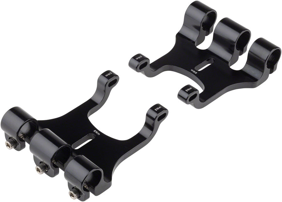 Juego de abrazaderas Benno para Carry-On Boost EVO 1-3 - Negro