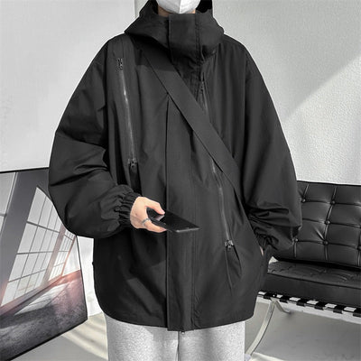 Men's Waterproof Windbreaker Jacket for Outdoor Activities