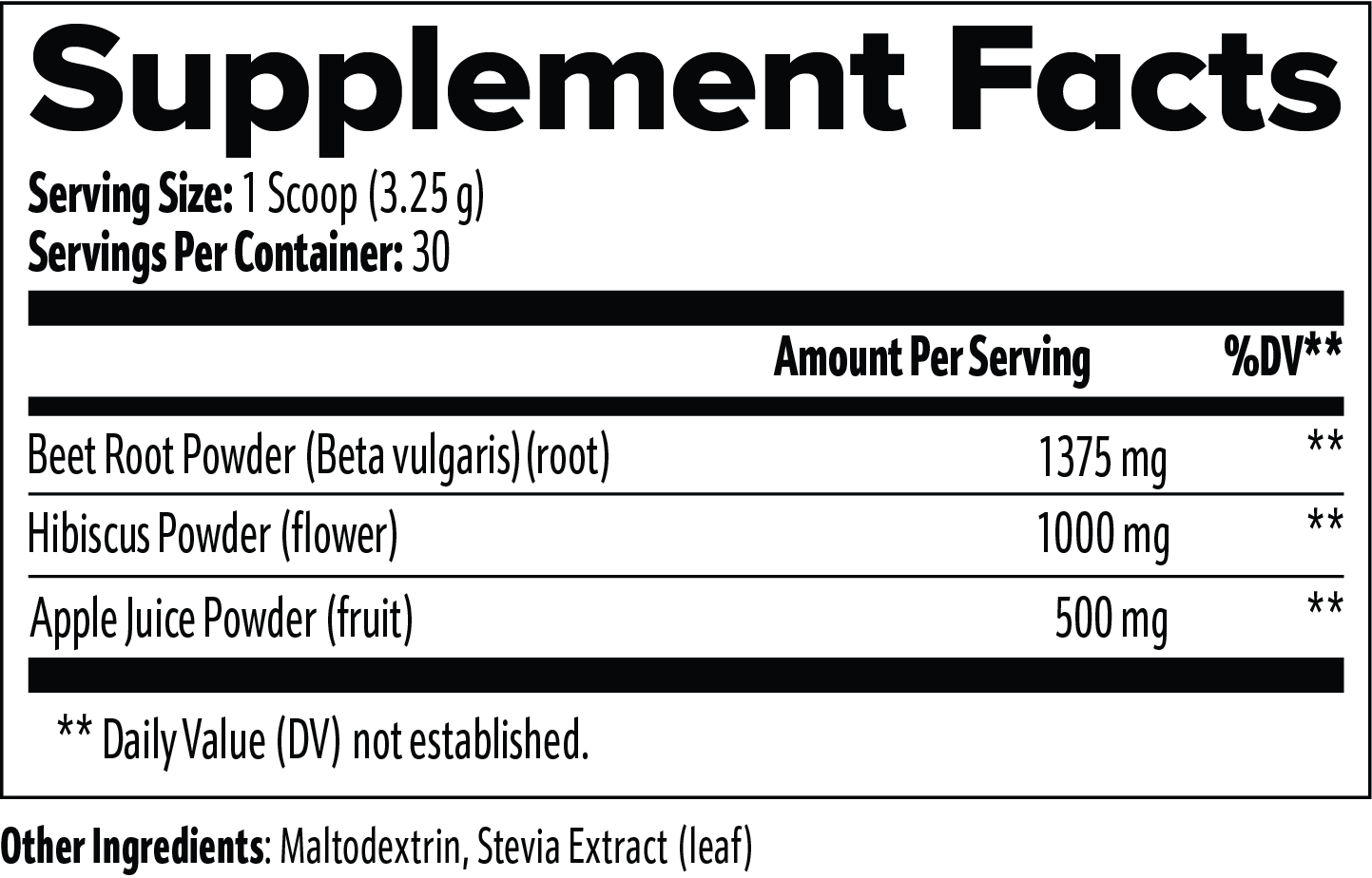 Poudre de Betterave Premium - Fabriquée aux États-Unis
