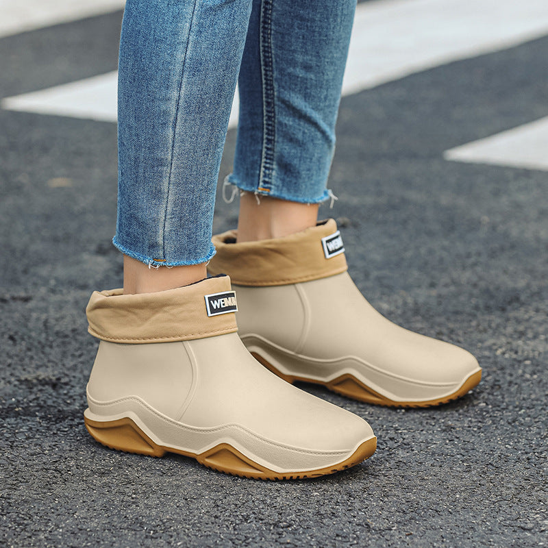 Bottes de pluie imperméables courtes pour hommes