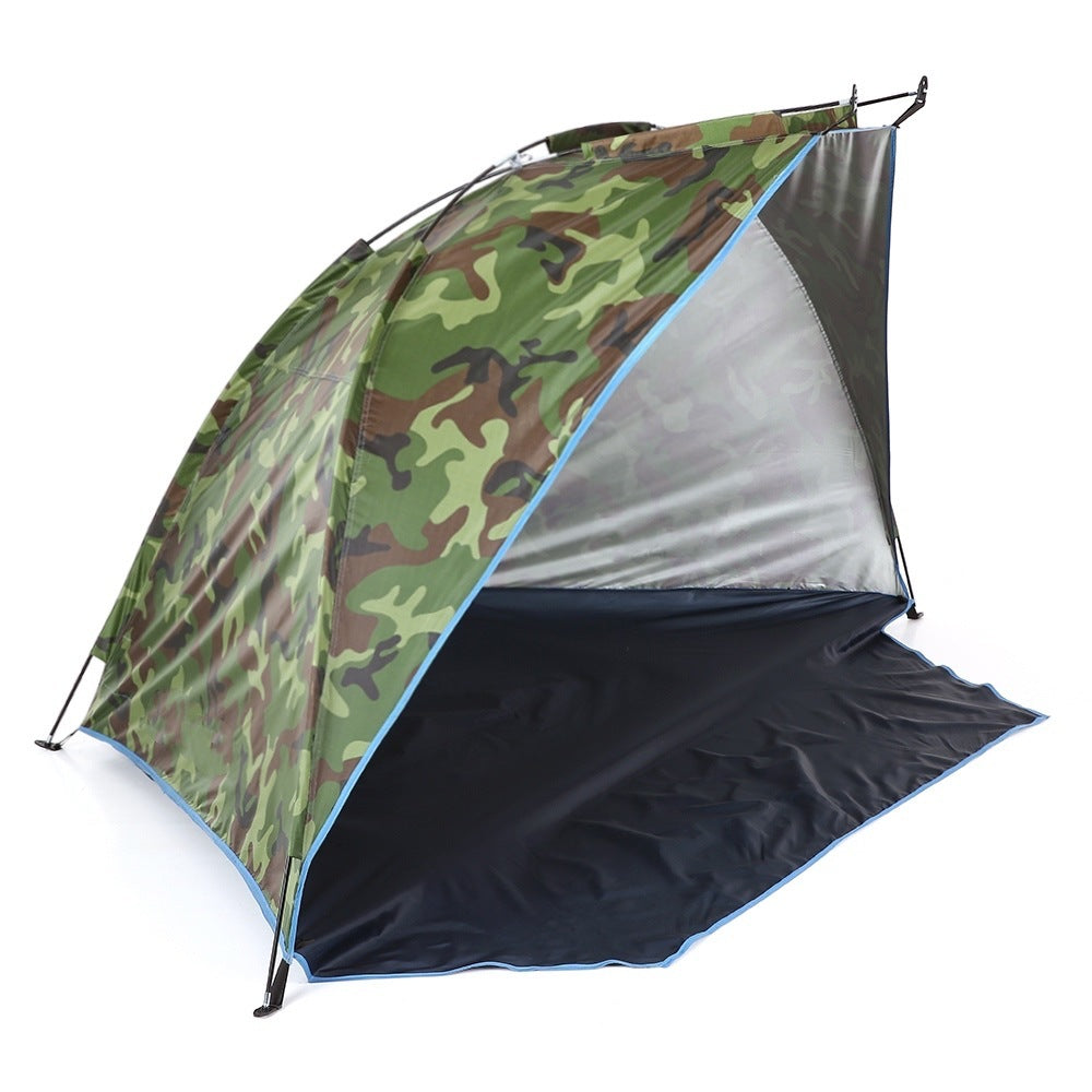 Tente de camping pop-up premium facile avec pare-soleil