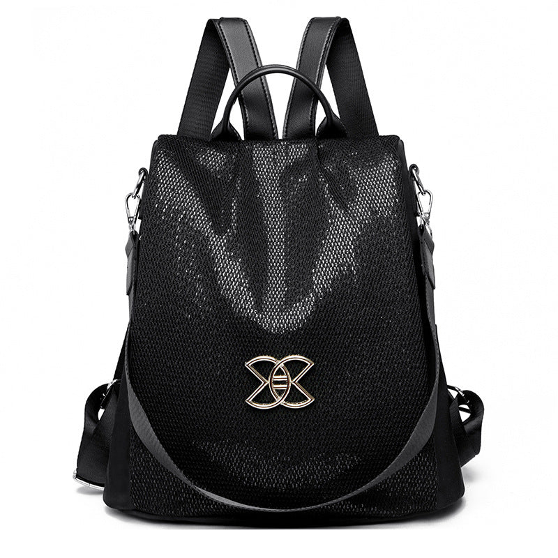 Stylish Oxford Cloth Backpack for Women - Large Capacity Travel Bag