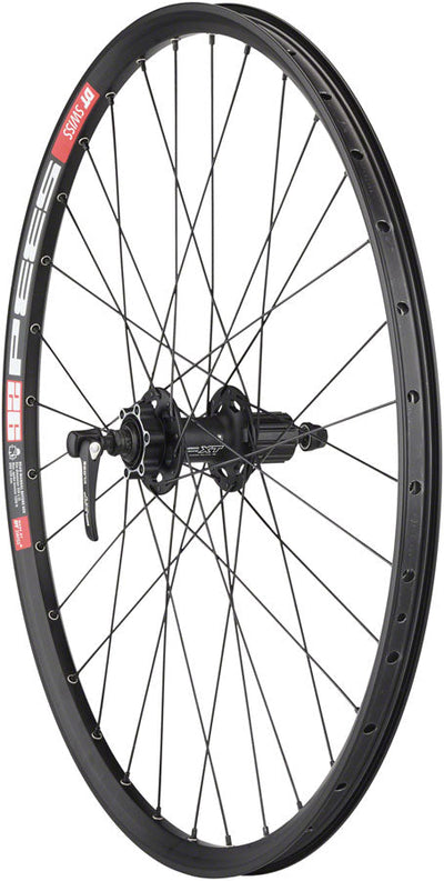 Shimano FH-QB400/DT 533d Rear Wheel - 26" QR x 135mm 6-Bolt HG 10 BLK 32H