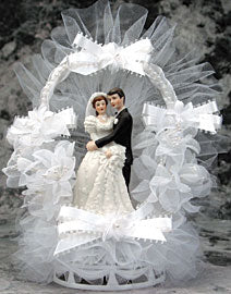 Embraceable You Cake Topper - Elegant 9" Design