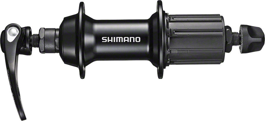 Shimano FH-RS400 Buje Trasero - QR x 130mm Freno de Llanta HG 11 Carretera Negro 36H