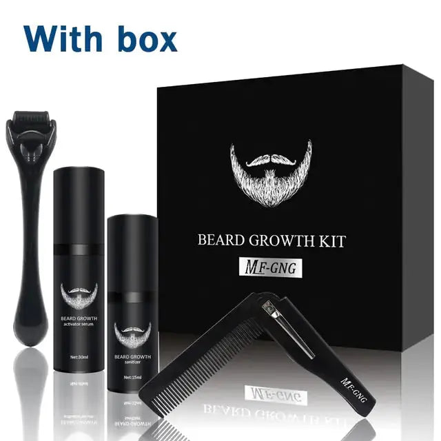 Kit de Crecimiento de Barba Barber - Set de Aseo Esencial