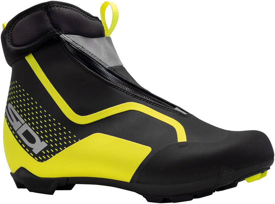 SIDI Algor Primaloft Cycling Boots - Black/Yellow Fluorescent Size 45