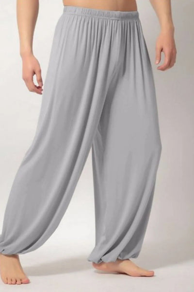 Men's Plus Size Elastic Waist Trousers