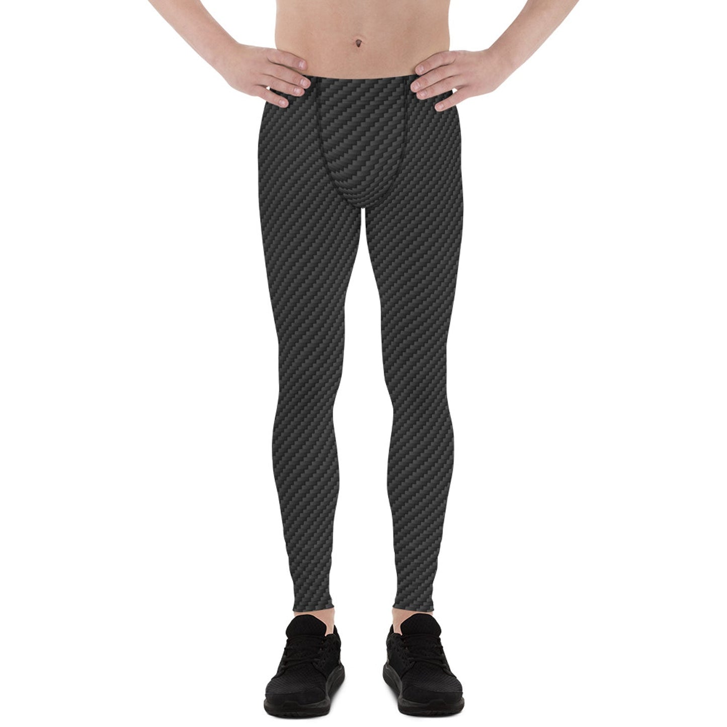 Leggings pour hommes en fibre de carbone premium