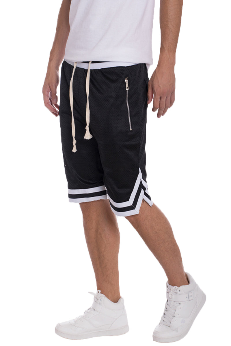 Conjunto de camiseta de malla y pantalones cortos de baloncesto