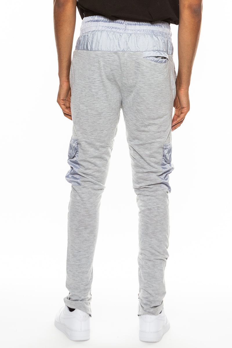 Joggers de Mezcla de Algodón Jaspeado J114