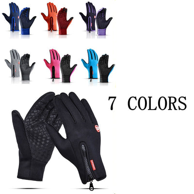 Thermal Touch Screen Gloves with Wrist Support