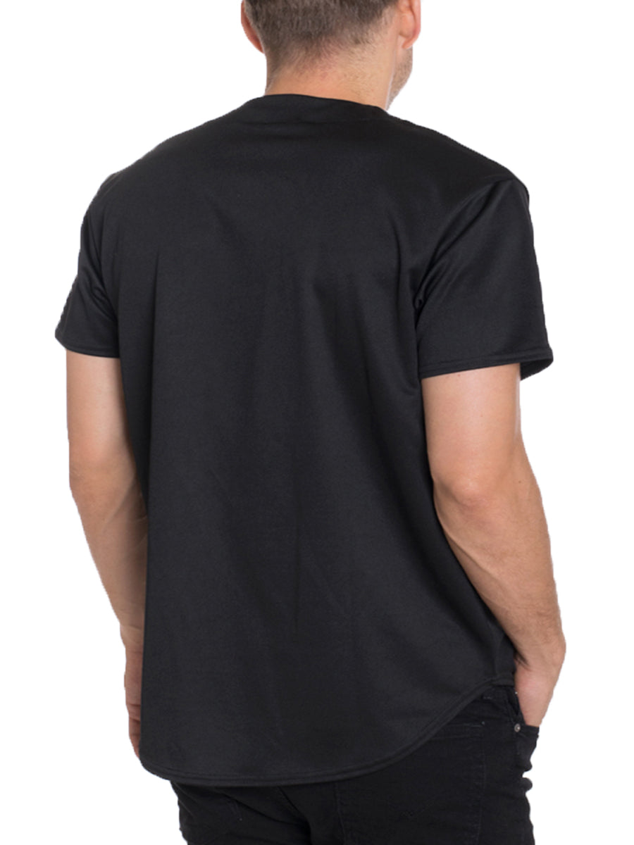 Camisa de béisbol de botones para hombres