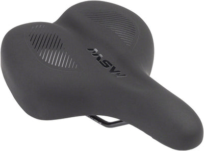 MSW Women's Saddle - Memory Foam Comfort with Steel Rails