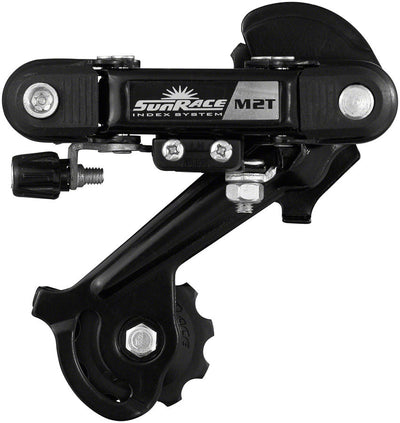 SunRace M2T Rear Derailleur - 6/7-Speed Long Cage Black