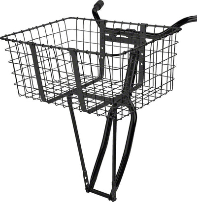 Panier de livraison avant Wald 157 Giant - Noir brillant