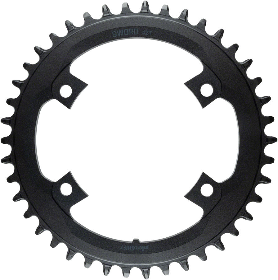 microSHIFT Sword Chainring - 42t 110 Asym BCD for 1x 9/10-Speed
