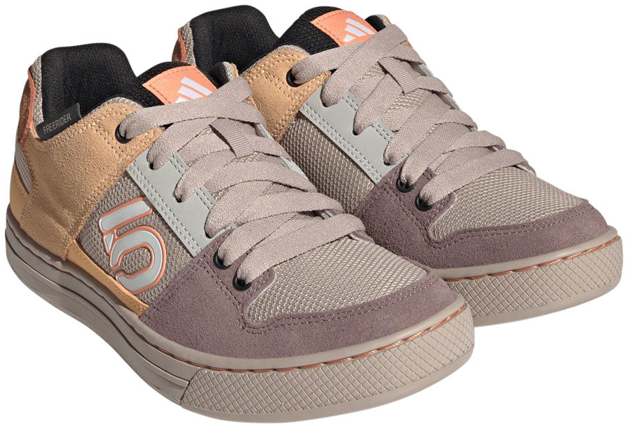 Chaussures plates Five Ten Freerider - Femme Wonder Taupe/Ftwr White/Acid Orange