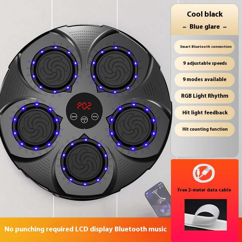 Intelligent Music-Driven Boxing Training Wall Target for Home Fitness - Korvel