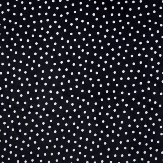 Digital Cuddle Black Dot Fabric - 58" - 60" per yard