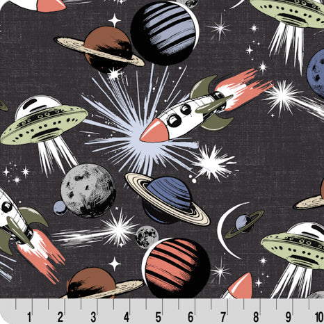 Tela Digital Cuddle Multi Galactic Blast - 58"
