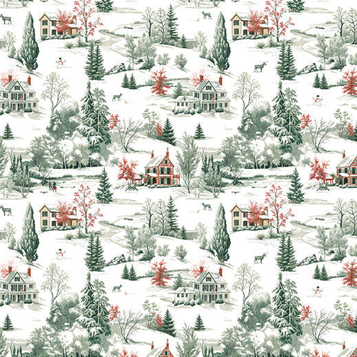 Digital Cuddle Spruce Tinseltown Fabric - 58"/60" per yard