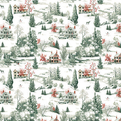 Digital Cuddle Spruce Tinseltown Fabric - 58"/60" per yard