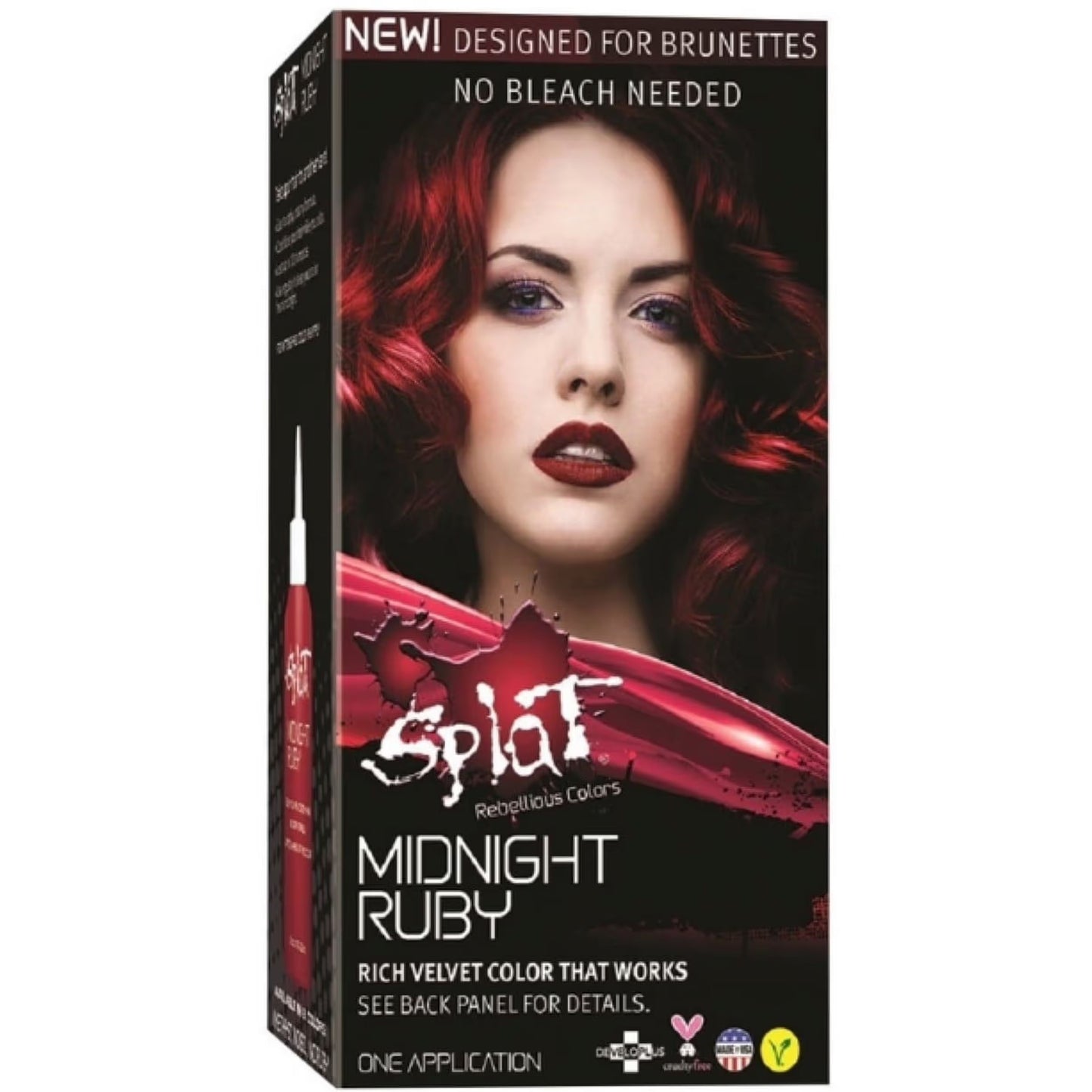 Splat Midnight Ruby Hair Color Kit - Semi-Permanent Color